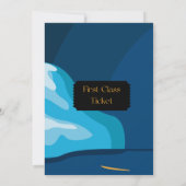 Titanic Cruise Liner Birthday Invitation Kaart (Achterkant)