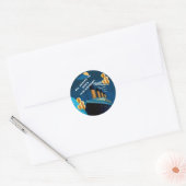 Titanic Cruise Liner Classic Round Sticker (Envelop)