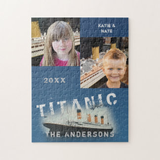 Titanic Custom Family Two Photo Collage Legpuzzel