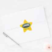 Titanic dank u gele gunst ster sticker (Envelop)