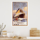 Titanic étoile blanche et Poster vintage olympique (Cuisine)
