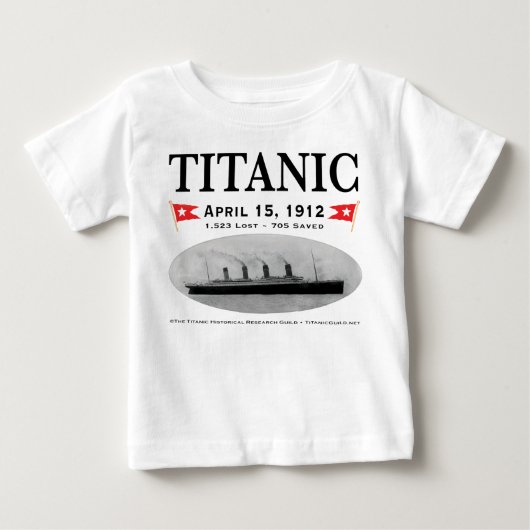 Titanic Ghost Ship Baby T-shirt (Voorkant)