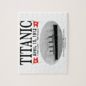 Titanic Ghost Ship Jigzaag Puzzle (wit) Legpuzzel (Verticaal)