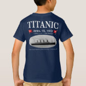 Titanic Ghost Ship Kinder Dark T-Shirt (Achterkant)
