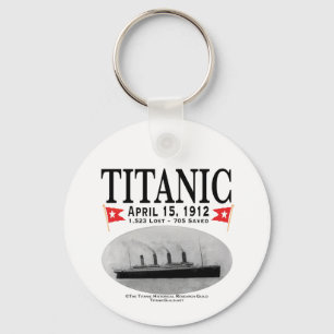 Titanic Ghost Ship Sleutelhanger (wit)