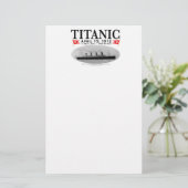 Titanic Ghost Ship Stationery Briefpapier (Staand voorkant)