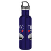 Titanic Ghost Ship Water Bottle Waterfles (Achterkant)