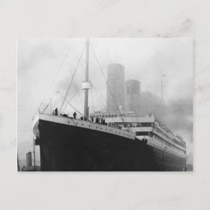 Titanic in dock in Southampton Briefkaart