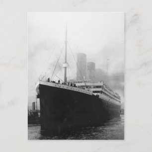 Titanic in dock in Southampton Briefkaart