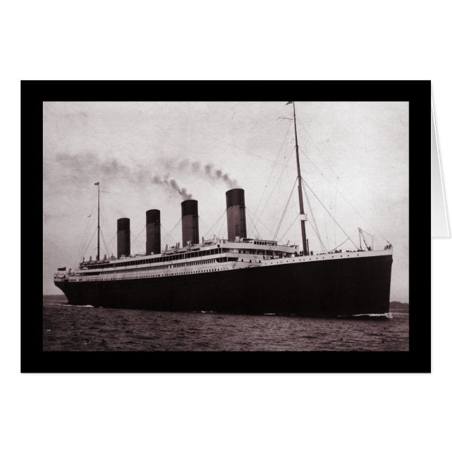 Titanic in Zee (Voorkant Horizontaal)