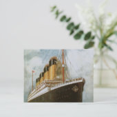Titanic in Zee Briefkaart (Staand voorkant)