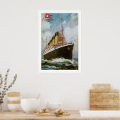 Titanic in Zee Poster (Keuken)