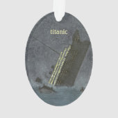 TITANIC Keepomwille Ornament (achterkant)