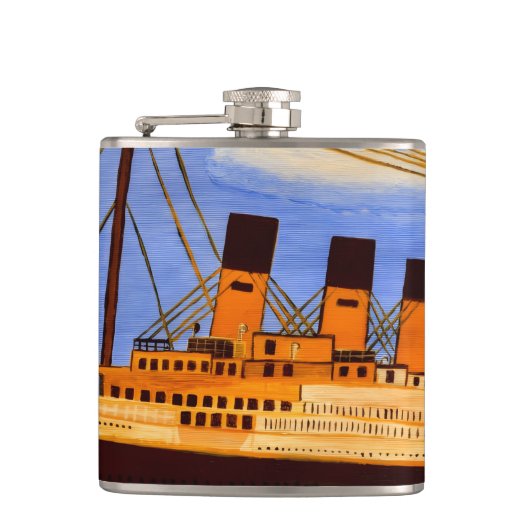 Titanic-kolf Heupfles (Voorkant)