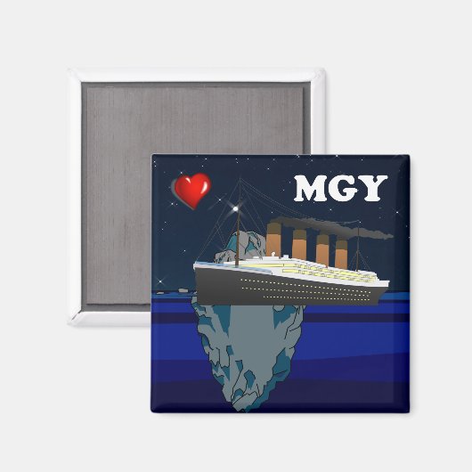 Titanic Magneet (Voorkant / Achterkant)
