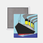 Titanic magnet magneet (Voorkant / Achterkant)