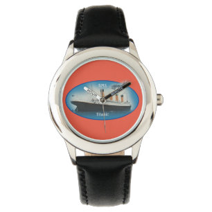 Titanic Maritime Blue White Star Line Ship Horloge