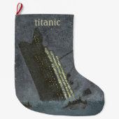 Titanic Maritime Disaster Shipwreck Grote Kerstsok (Voorkant)