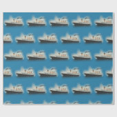 Titanic  Maritime White Star Line Ship Cadeaupapier (Vlak)