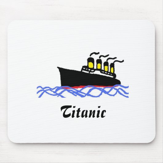 Titanic mousepad muismat (Voorkant)