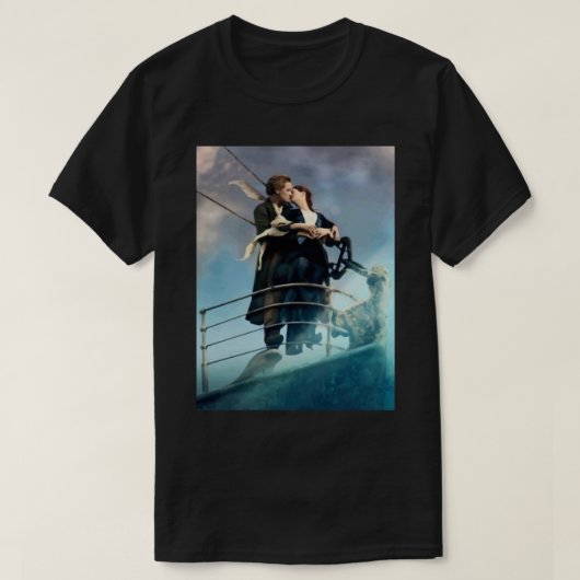 Titanic Movie Jack et T-shirt classique Rose (Design devant)