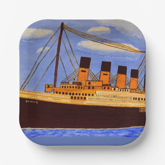 Titanic papier bord (Voorkant)