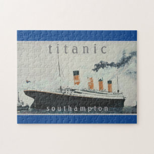 TITANIC Party Blue White Star Line Ship Legpuzzel