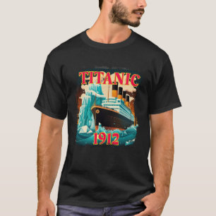 Titanic Sailing Ship  Cruise Vessel 1912 Ic T-shirt