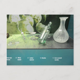 Titanic Salvaged Items Briefkaart