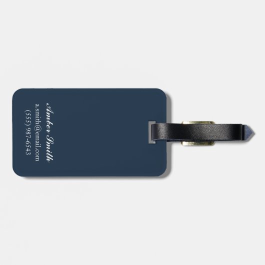 Titanic SceneWhite Star Line Bagagelabel (Achterkant horizontaal)