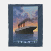 Titanic SceneWhite Star Line Fleece Deken (Voorkant)