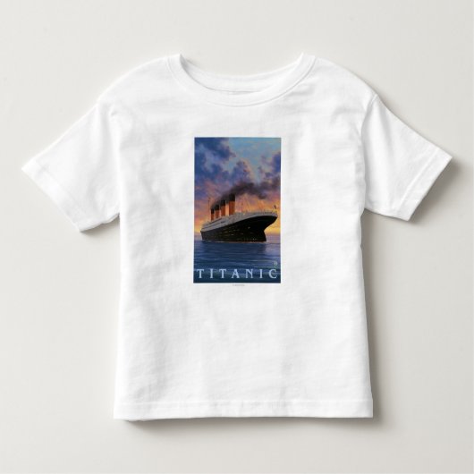 Titanic SceneWhite Star Line Kinder Shirts (Voorkant)