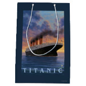 Titanic SceneWhite Star Line Medium Cadeauzakje (Achterkant)