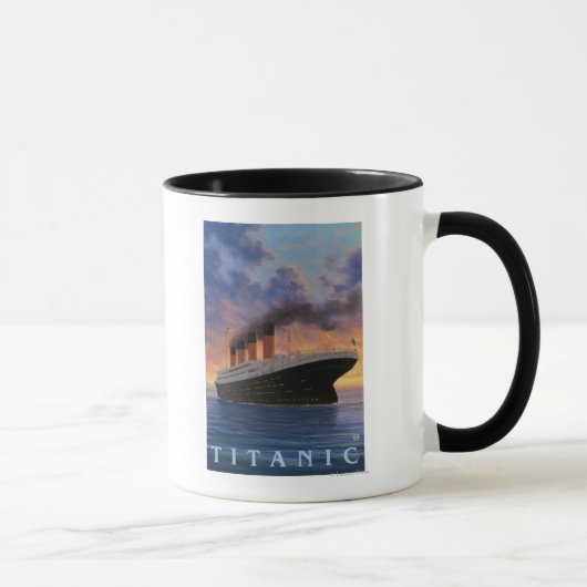 Titanic SceneWhite Star Line Mok (Rechts)