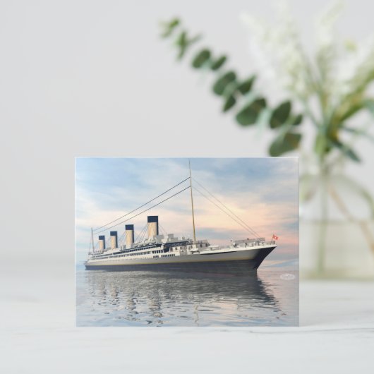Titanic ship - 3D rendering Briefkaart (Staand voorkant)