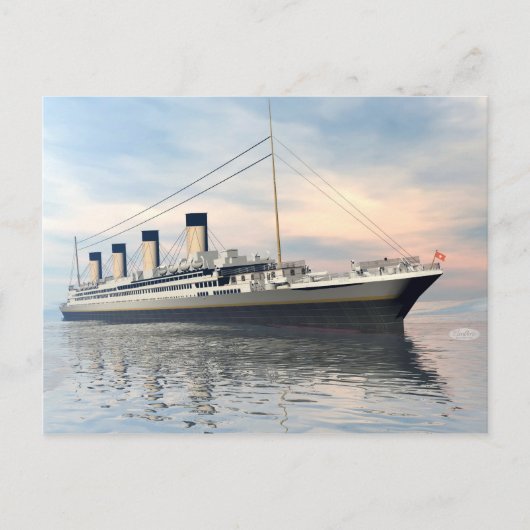 Titanic ship - 3D rendering Briefkaart (Voorkant)