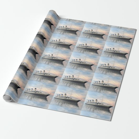 Titanic ship - 3D rendering Cadeaupapier (Uitgerold)