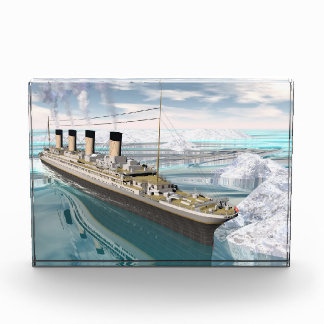 Titanic ship - 3D rendering Fotoblokken