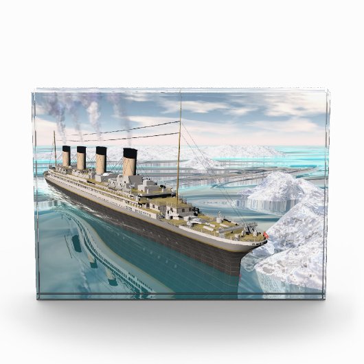 Titanic ship - 3D rendering Fotoblokken (Voorkant)
