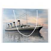 Titanic ship - 3D rendering Large Cadeautasje (Achterkant)
