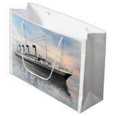 Titanic ship - 3D rendering Large Cadeautasje (Voorkant Gekanteld)