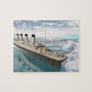 Titanic ship - 3D rendering Legpuzzel