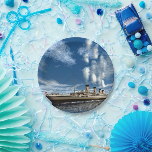 Titanic ship - 3D rendering Papieren Bordje (Feest)