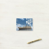 Titanic ship post-it® notes (Op bureau)