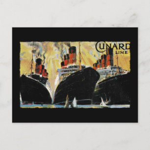 Titanic Ships in Port 1912 Briefkaart