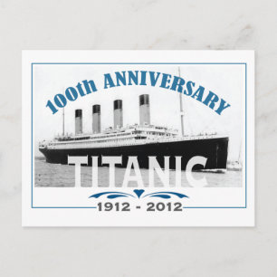 Titanic Sinking 100 Year Jubileum Briefkaart