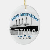 Titanic Sinking 100 Year Jubileum Keramisch Ornament (Rechts)