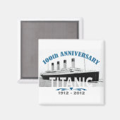 Titanic Sinking 100 Year Jubileum Magneet (Voorkant / Achterkant)