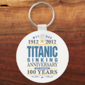 Titanic Sinking 100 Year Jubileum Sleutelhanger (Voorkant)