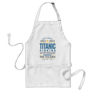 Titanic Sinking 100 Year Jubileum Standaard Schort